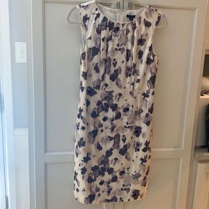 Floral silk dress